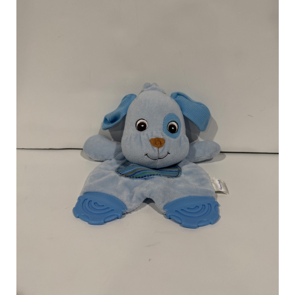 Garanimals Blue Dog Puppy Baby Lovey Blankie Teether Toy Stripe Spot Target